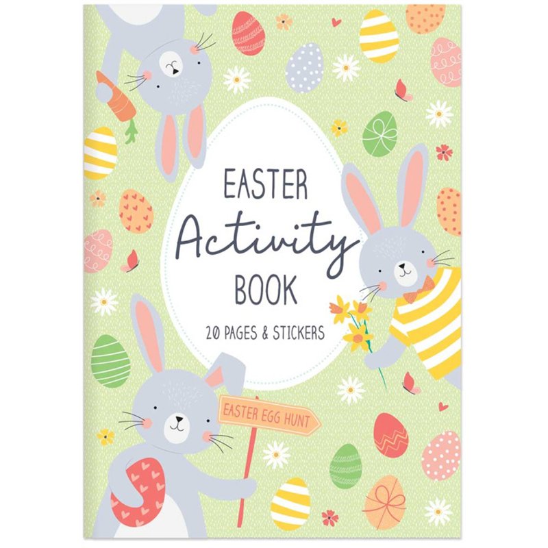 A4 EASTER COLOURING & STICKER BOOK 12S