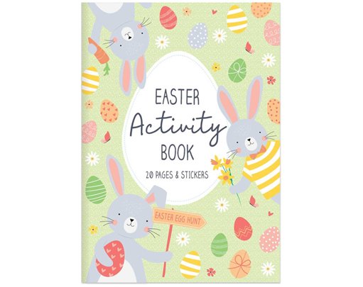 A4 EASTER COLOURING & STICKER BOOK 12S
