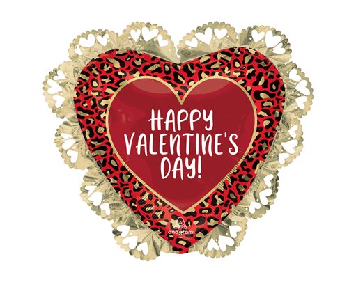 VALENTINES ANIMAL PRINT SUPERSHAPE