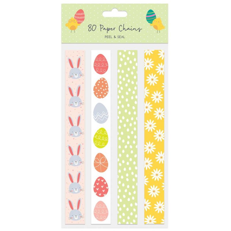 80PC EASTER PAPERCHAINS 12S