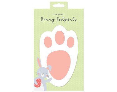 15PK BUNNY FOOTPRINTS