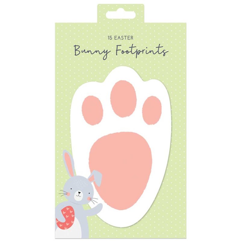 15PK BUNNY FOOTPRINTS