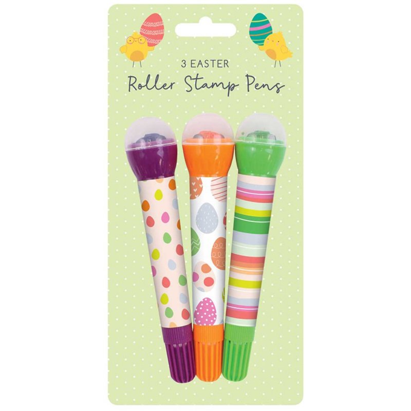 3PK EASTER ROLLER STAMP MARKERS