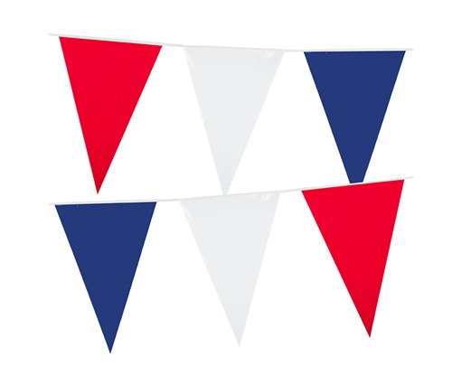 10m RED/WHITE/BLUE GIANT BUNTING