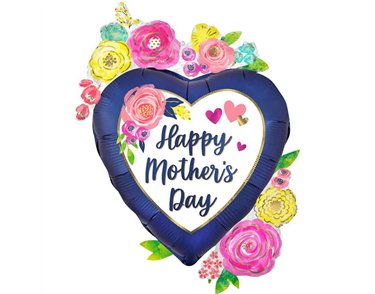 FLORAL MOTHERS DAY SATIN SUPERSHAPE