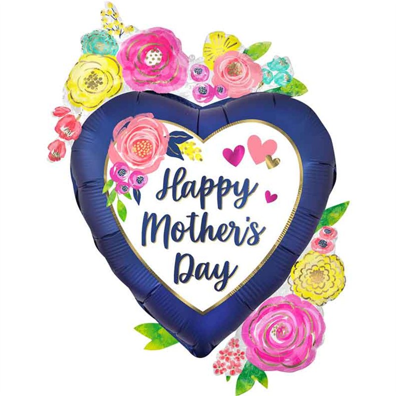 FLORAL MOTHERS DAY SATIN SUPERSHAPE