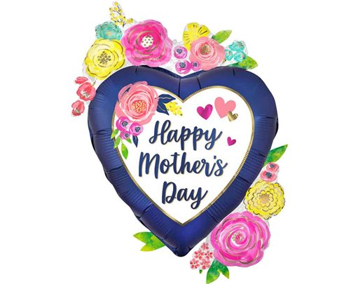 FLORAL MOTHERS DAY SATIN SUPERSHAPE