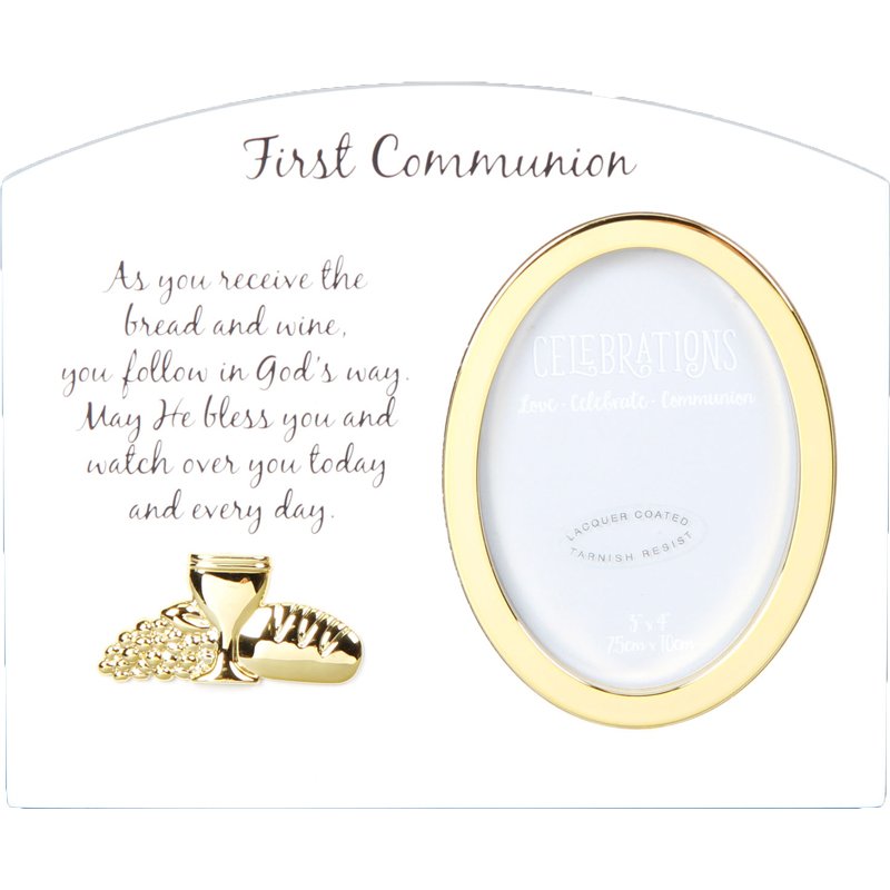 3X4IN COMMUNION ARCHED PHOTO FRAME