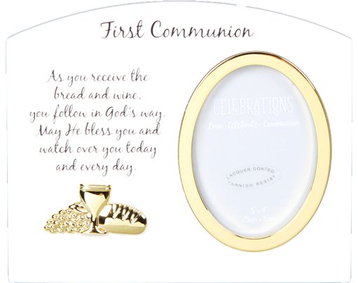 3X4IN COMMUNION ARCHED PHOTO FRAME