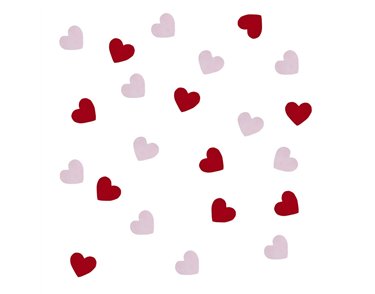 10g HEART TISSUE CONFETTI