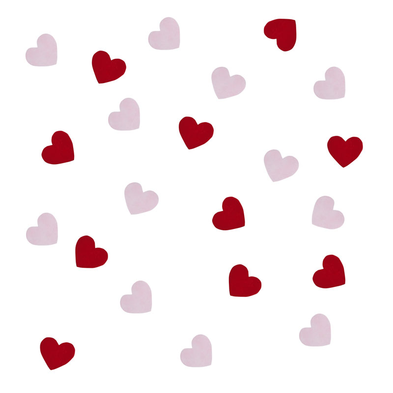 10g HEART TISSUE CONFETTI