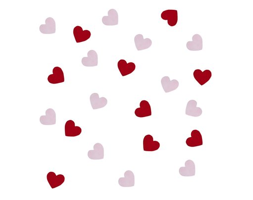10g HEART TISSUE CONFETTI
