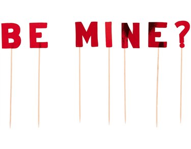 BE MINE CAKE TOPPER