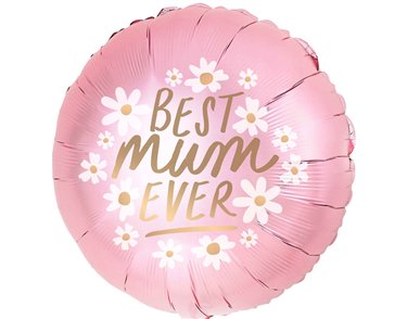 20in PINK 'BEST MUM EVER' FOIL BALLOON