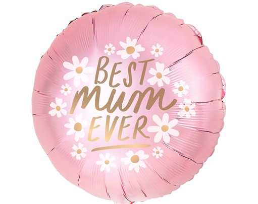20in PINK 'BEST MUM EVER' FOIL BALLOON