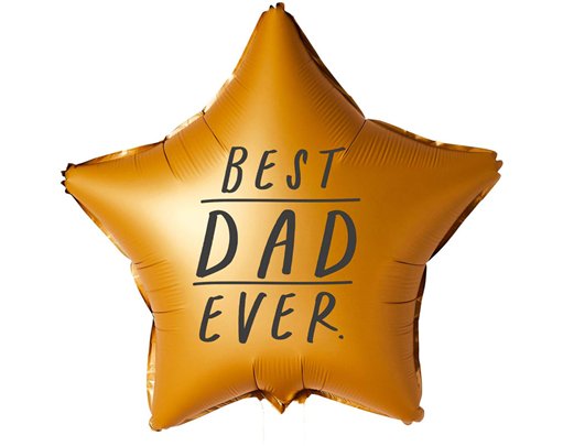 18in 'BEST DAD EVER' FOIL BALLOON
