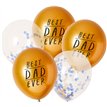 5PK 12in 'BEST DAD EVER' BALLOONS