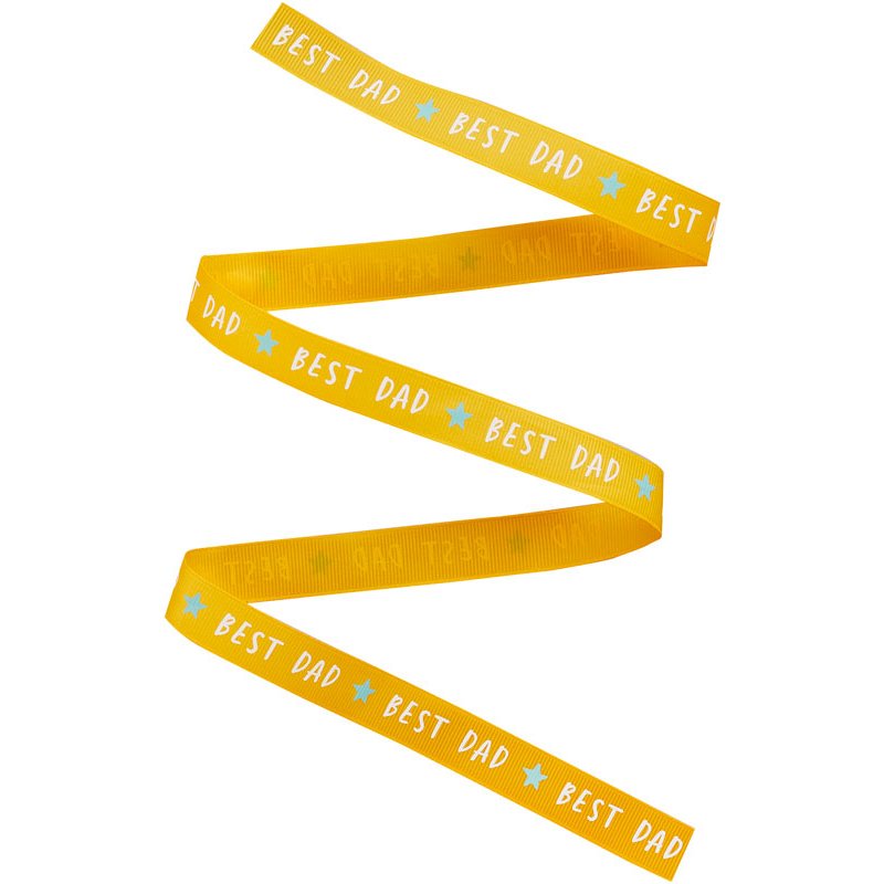 5m BEST DAD RIBBON