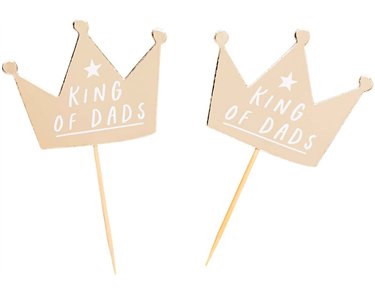 12PK 'KING OF DADS' FOOD PICKS