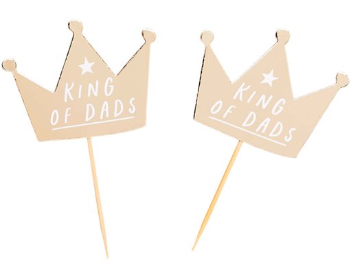 12PK 'KING OF DADS' FOOD PICKS