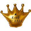 35in 'KING OF DADS' CROWN FOIL BALLOON