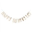 2m GOLD 'HAPPY FATHERS DAY' BANNER
