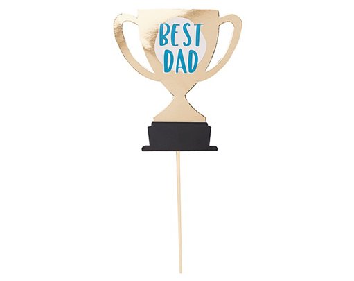 'BEST DAD' TROPHY CAKE TOPPER
