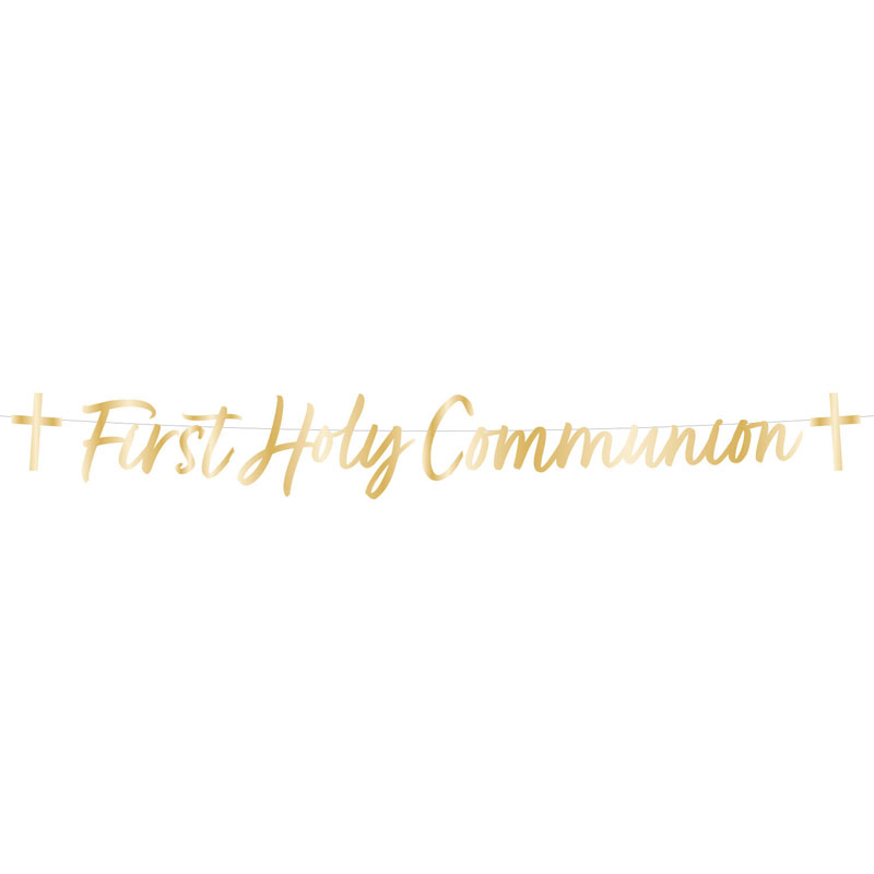 BOTANICAL COMMUNION LETTER BANNER