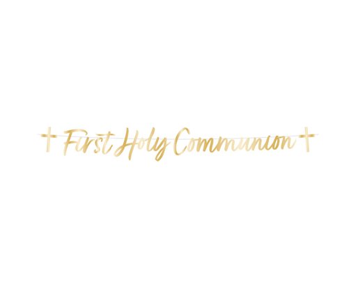 BOTANICAL COMMUNION LETTER BANNER
