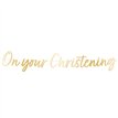 BOTANICAL CHRISTENING LETTER BANNER