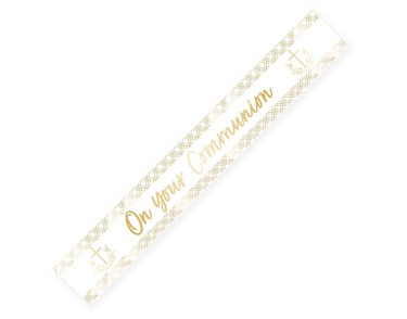 BOTANICAL COMMUNION FOIL BANNER