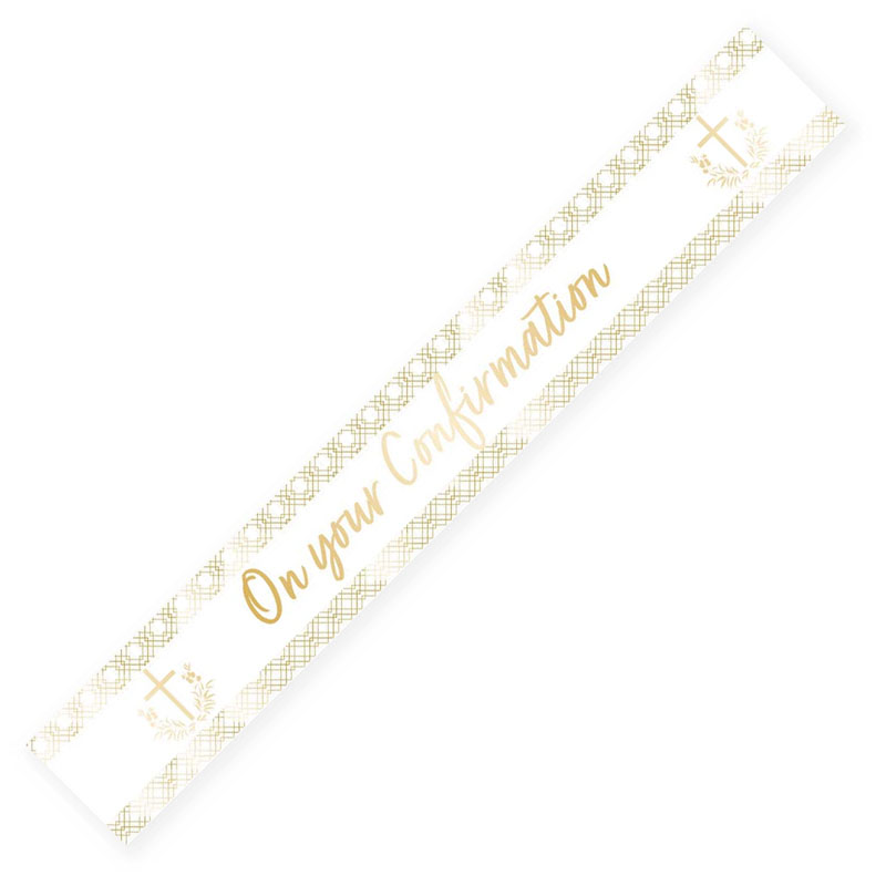 BOTANICAL CONFIRMATION FOIL BANNER