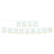 2.5m BLUE BOTANICAL CROSS PENNANT BANNER
