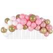 39PC PINK BOTANICAL CROSS BALLOON BACK DROP