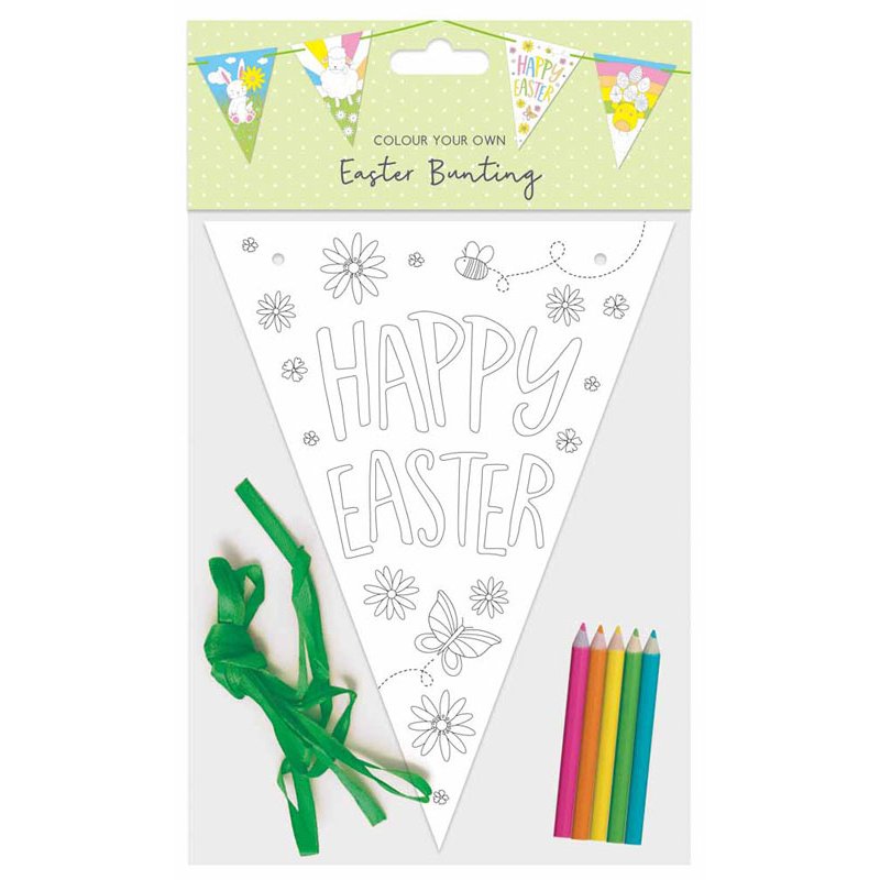 EASTER COLOUR YOUR OWN BUNTING