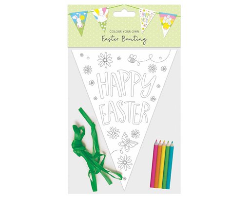 EASTER COLOUR YOUR OWN BUNTING