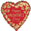 18in GOLDEN HAPPY VALENTINES DAY