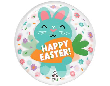 CLEARLY EASTER BUNNIES CLEARZ BALLOON