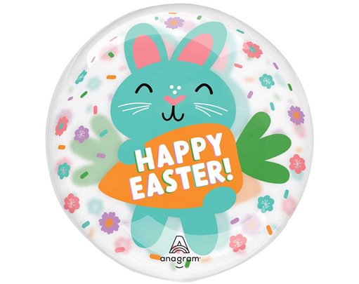 CLEARLY EASTER BUNNIES CLEARZ BALLOON