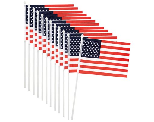21x14cm USA HAND WAVING FLAG