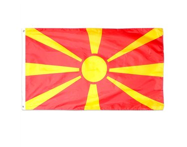 5x3ft NORTH MACEDONIA FLAG