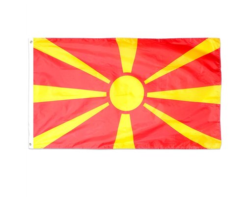 5x3ft NORTH MACEDONIA FLAG