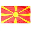 5x3ft NORTH MACEDONIA FLAG