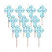 36PCK RELIGIOUS BLUE PARTY PICKS