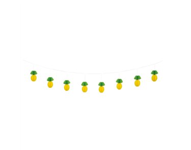 7FT HONEYCOMB PINEAPPLE GARLAND