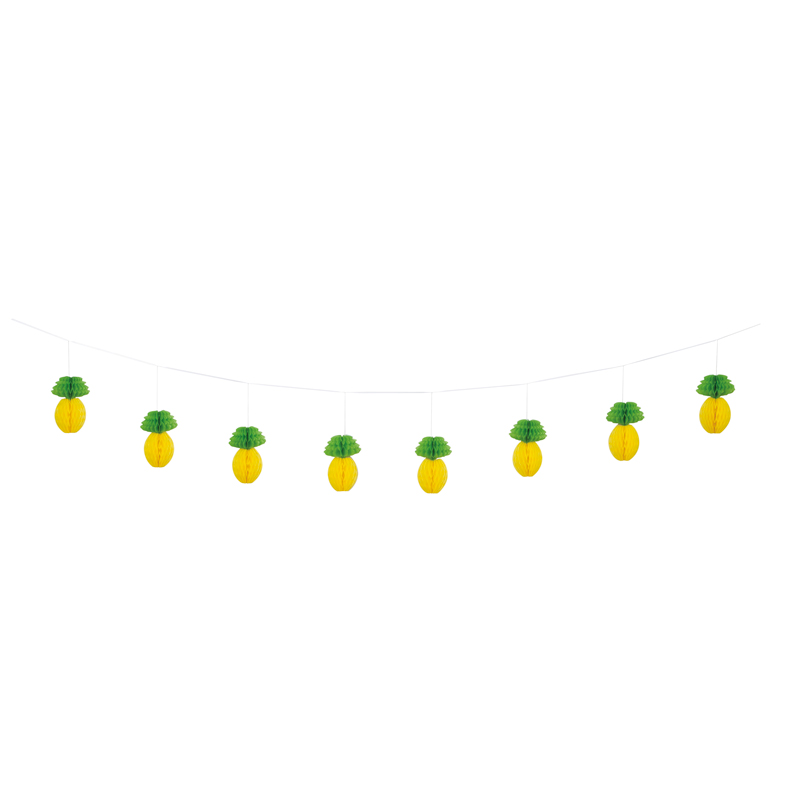 7FT HONEYCOMB PINEAPPLE GARLAND