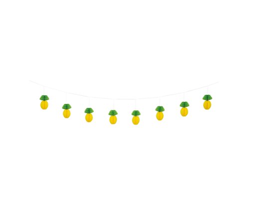 7FT HONEYCOMB PINEAPPLE GARLAND