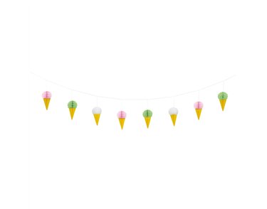 7FT HONEYCOMB ICE CREAM GARLAND