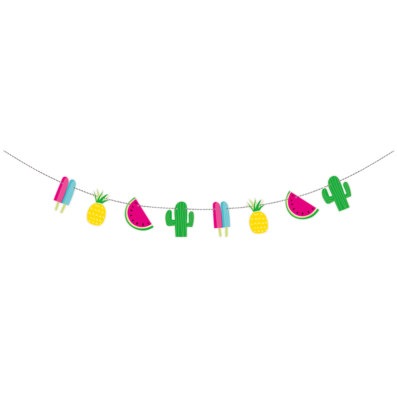 6ft SWEET SUCCULENT CUTOUT BANNER