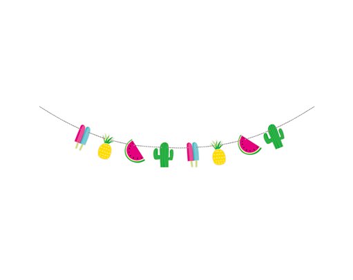 6ft SWEET SUCCULENT CUTOUT BANNER